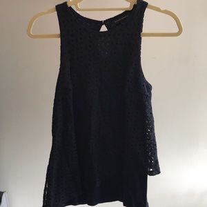 Navy blue tank top